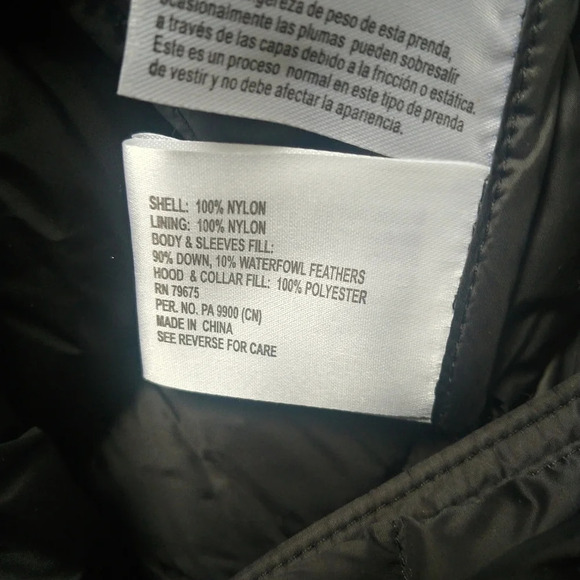 Michael Kors Packable Down Puffer Jacket Black Women’s Size XS (MISSING HOOD) - Picture 9 of 11